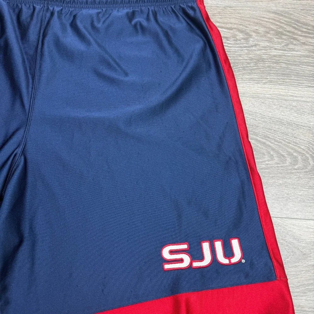 Saint Josephs University Shorts Mens XL Blue Dazzle Baggy Basketball Jordan VTG